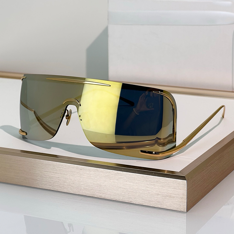 Designer Polarized Sunglasses For Women Men Fashion Rimless Mask Eyewear 40193 Luxury Sunglasses Outdoor Goggles UV400 Glasses With Box