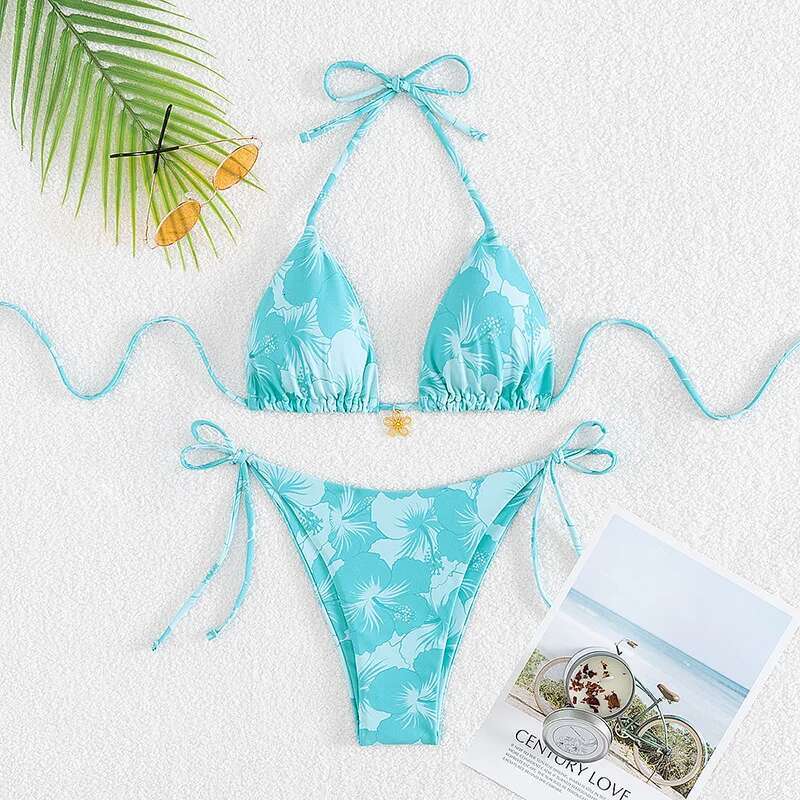 New Bikini Women's Slim Casual ral Split Swimsuit