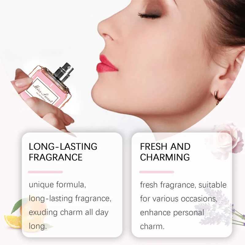 Miss Sweetheart Womens perfume pheromone 50ml Lingers on 24-48h Light Floral Notes Originales Daily appointmentXJ250409