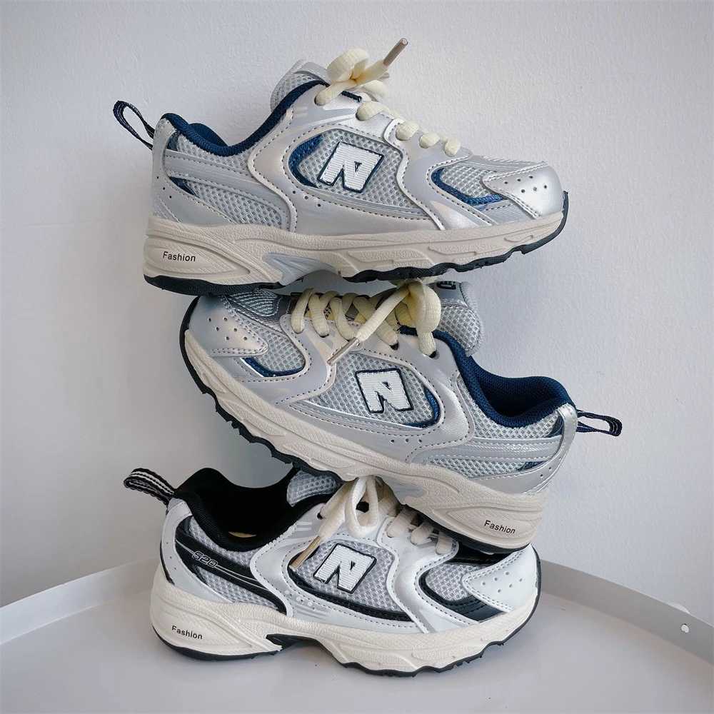 Boys and girls sports shoes childrens fashion school shoes childrens lightweight and breathable mesh casual shoes X250409