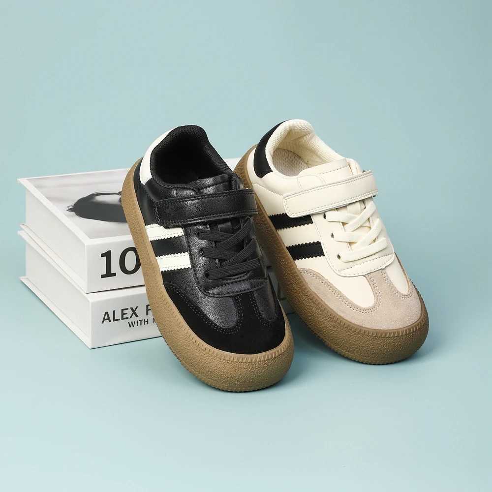 Childrens sports shoes boys and girls training shoes spring/summer boys sports leather breathable board girls casual shoes X250409