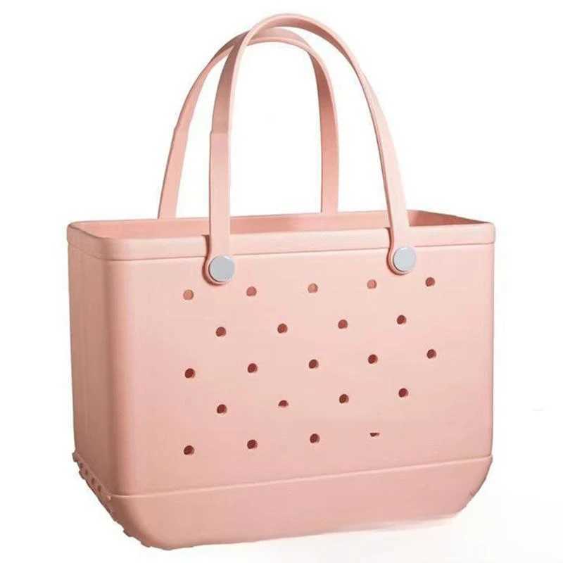 Beach Bag Waterproof Beach Bag Large EVA Waterproof Rubber Outdoor Portable Travel Bag Beach Sports Wave Handbag Y250409