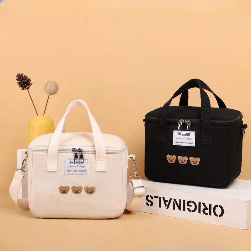 Cute and practical multicolor insulated lunch bag perfect match dining 250408