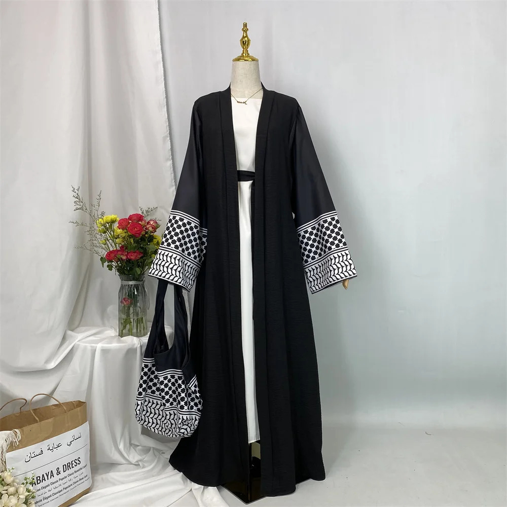 Ramadan Abaya Dubai y Soft Linen Loose Sleeves Classic Fashion Women Muslim Humility Islamic Clothing 250409