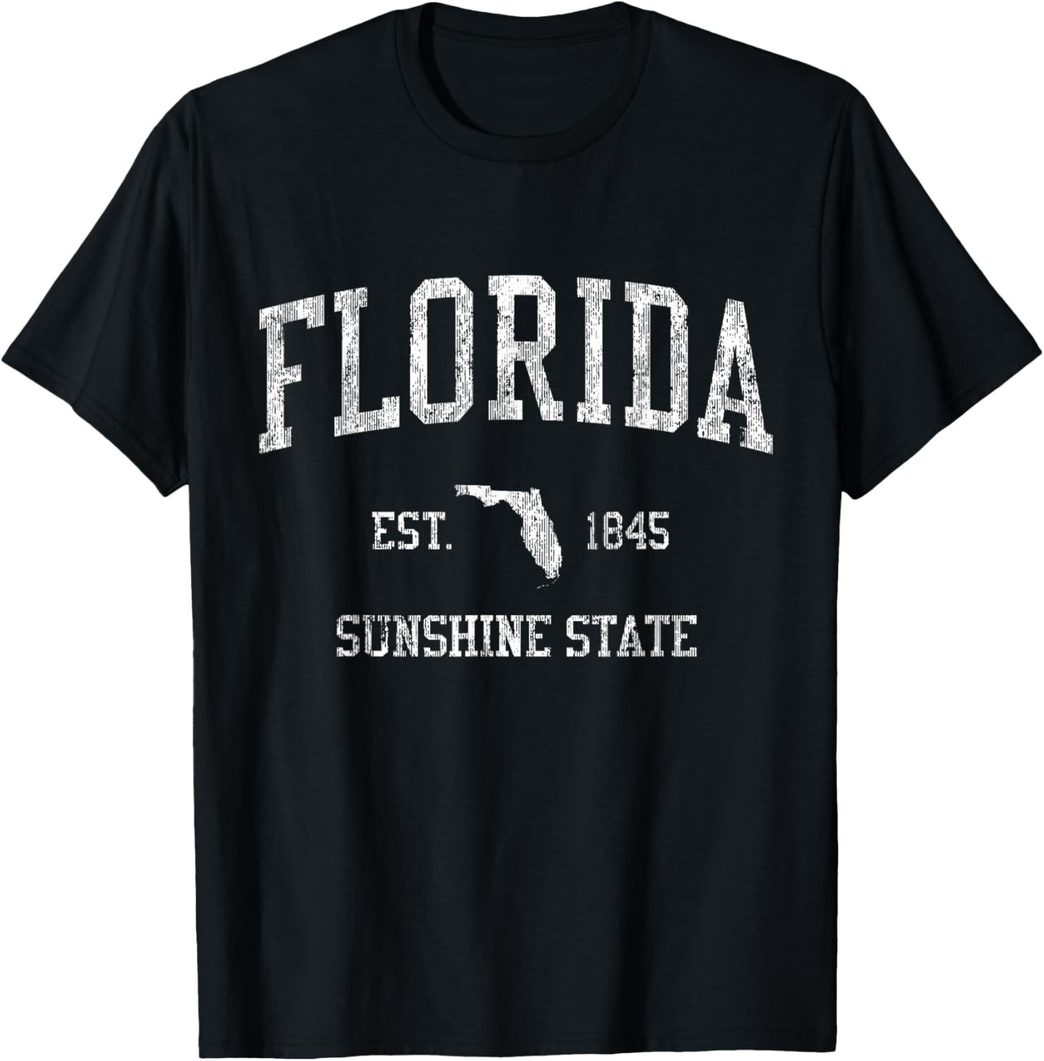 T shirt for Mens Florida T-Shirt Vintage Sports Design Floridian FL Tee Graphic Tee Casual Tops Clothes Short sleeve cool