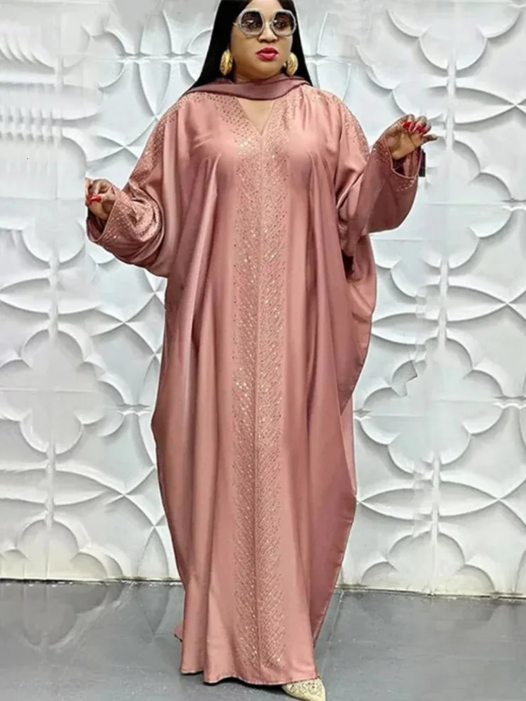 Abayas Women Dubai y African Muslim Fashion Dress Caftan Marocain Evening Party Boubou Robe Djellaba 250409