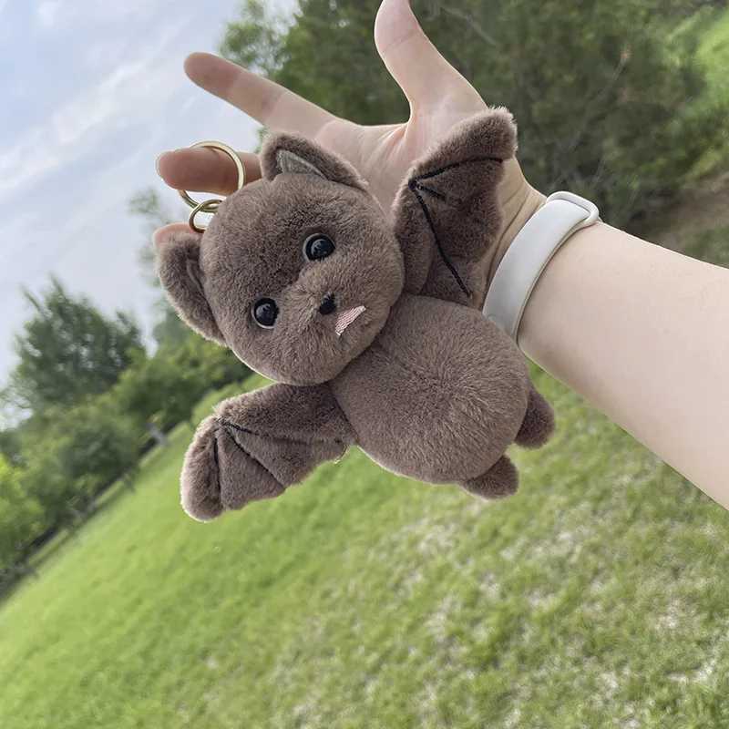 New Cartoon Cute Soft Bat Plush Doll Keychain Pendant Creative Halloween Room Decoration Plush Toy Childrens Birthday GiftXJ250409