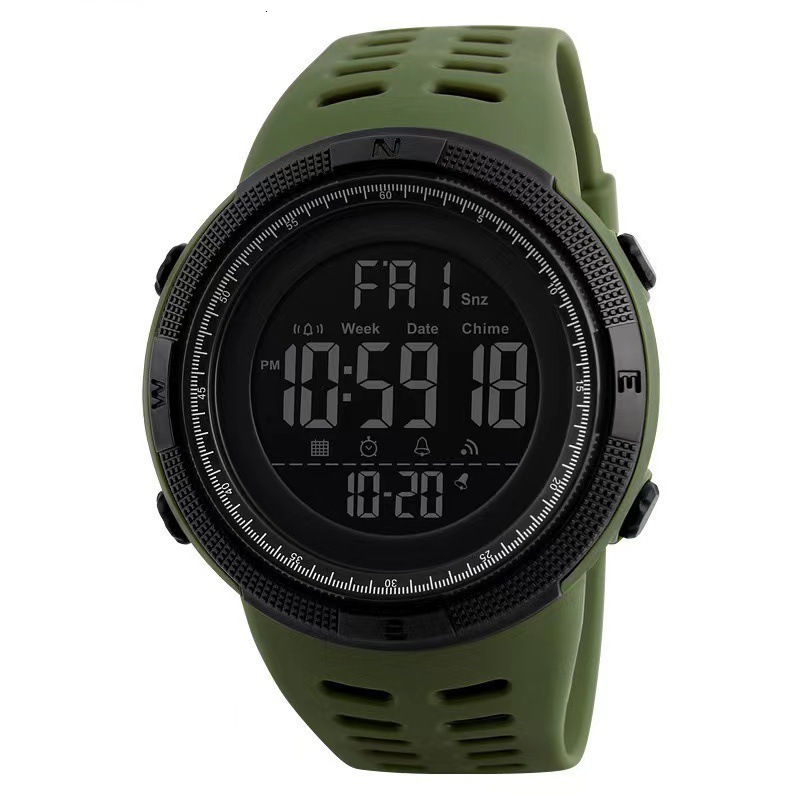 Wristwatches EZON H001H13 Professional Climbing Hiking Altimeter Barometer Compass Men Digital Sports Watch 50M Waterproof 221129