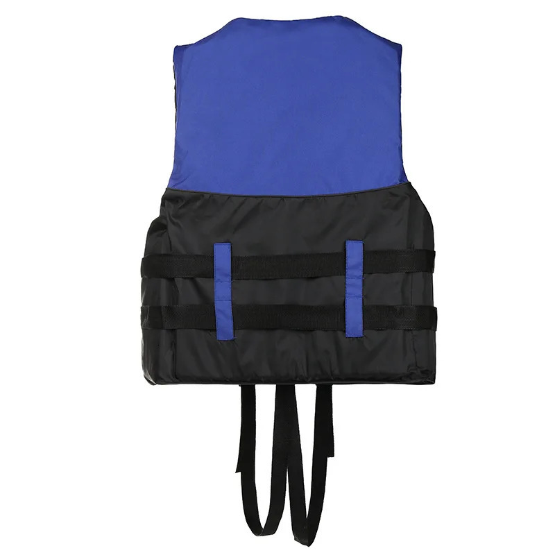 Universal living jacket with whistle suitable for adults and children outdoor swimming rowing skiing and drifting vest survival suit polyester fiber 2