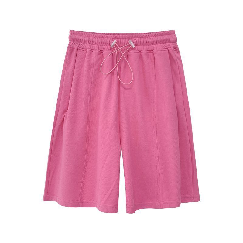 2025S Women s Designer Shorts Summer Spicy Street Slimming Sports Hot Pants Slimming Elastic Waist Loose 1/5 Casual Straight Middle Pants Fashion Beac
