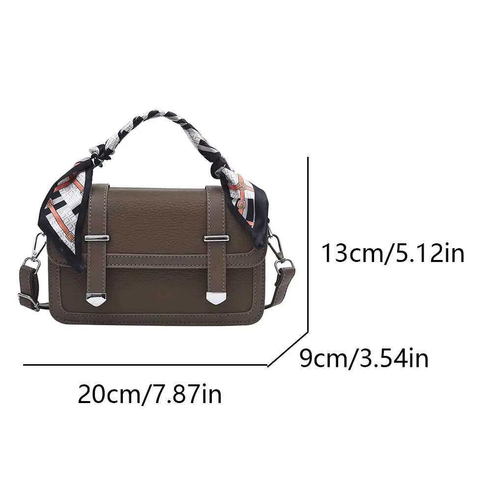 Shoulder Women Adjustable Strap Handbag PU Leather Mini Top-Handle Bag Satchel Purse For Work Travel