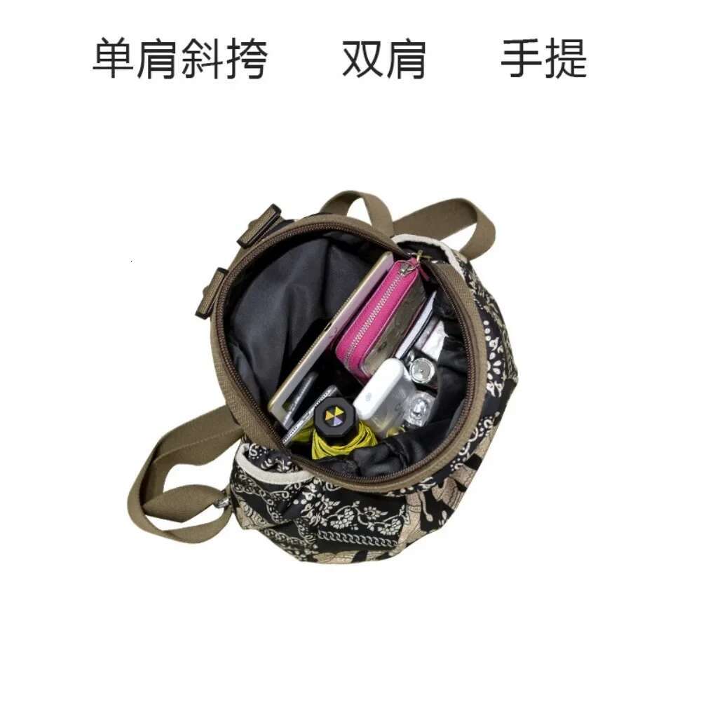 New Outdoor Sketch Mini Handbag Retro Oxford Cloth Distinctive Shoulder Crossbody Bag