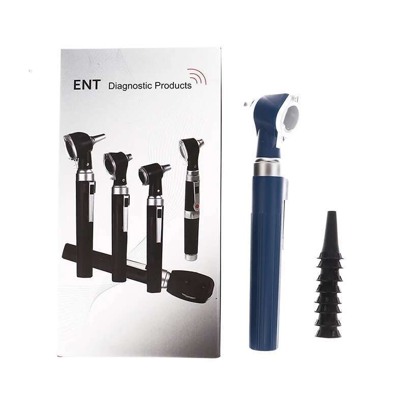 Professional Otosco Diagnostic Kit Medical Home Doctor ENT Care Endoscope LED Portable Otoscope Ear Cleaner With 8 Tips