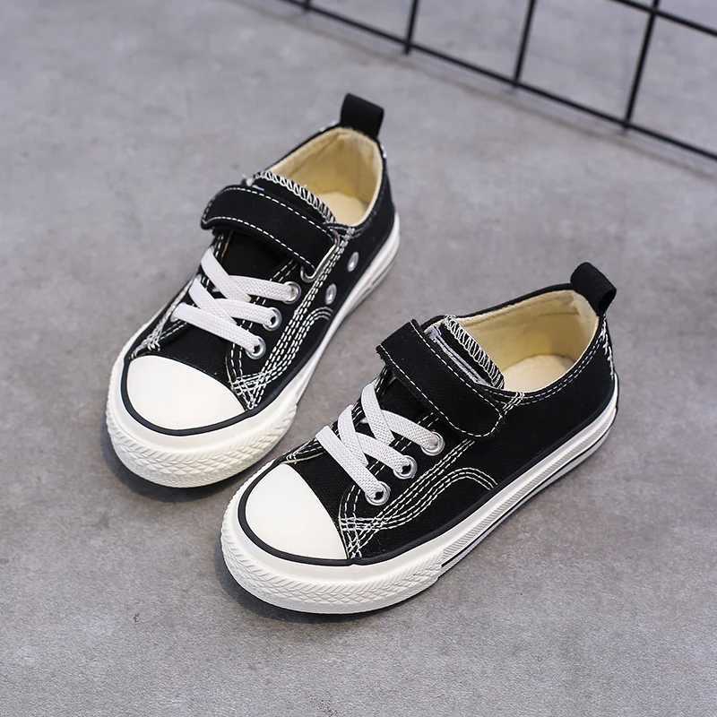 Babaya childrens canvas shoes boys sports shoes breathable 2021 spring new fashion childrens shoes girls student single girls shoes X250409