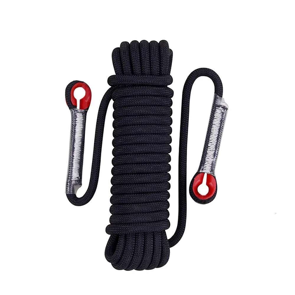 Thickened 10mm,10/20/30/50M Safe climbing Static rock Climbing rope Outdoor survival Fire escape Car rescue