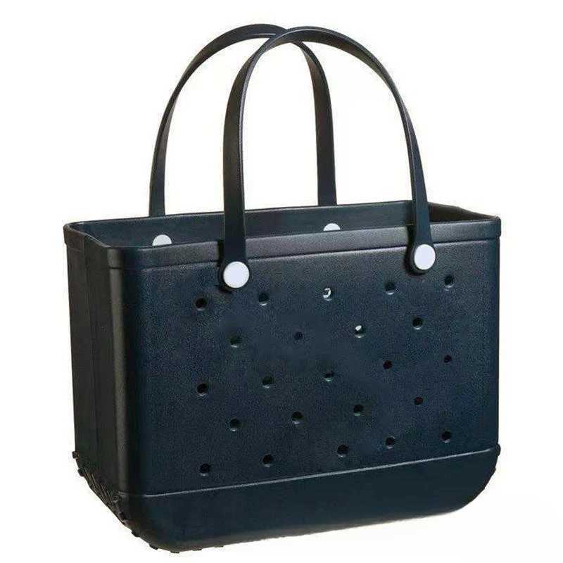 Beach Bag Waterproof Beach Bag Large EVA Waterproof Rubber Outdoor Portable Travel Bag Beach Sports Wave Handbag Y250409