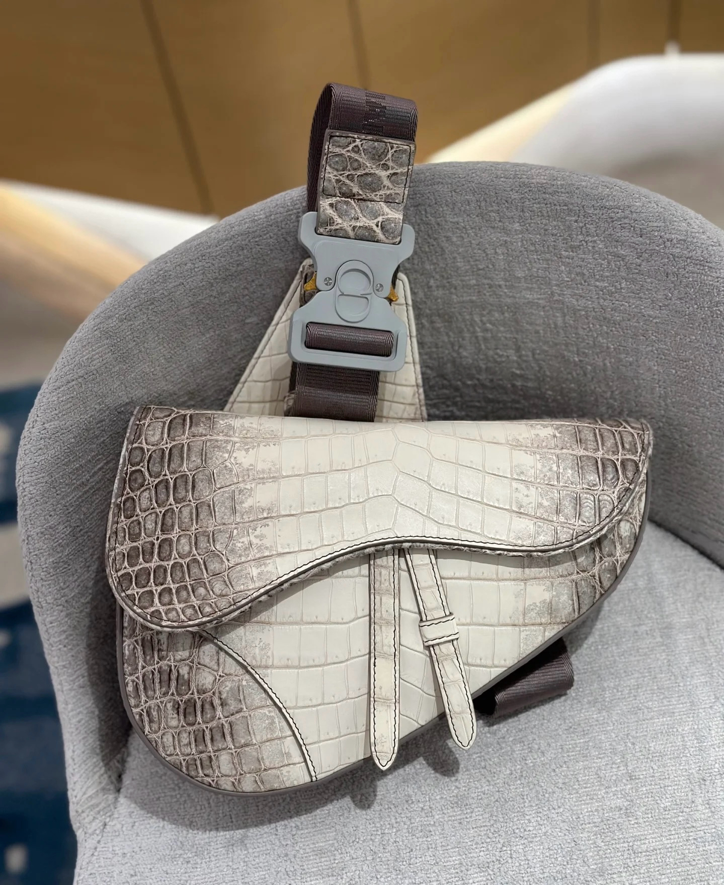 Himalayan Crocodile Handbag Stylish Genuine Leather Designer Bag For Women