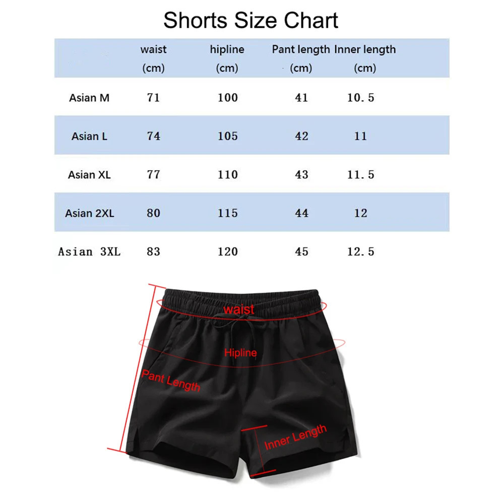 Mens simple shorts fashion casual sports shorts loose elastic waist drawstring shorts men 250407