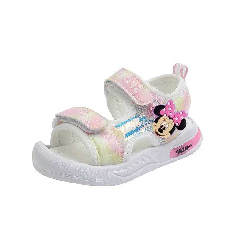 2021 Summer Boys Sandals Childrens Shoes Girls Beach Shoes Hollow Breathable Lightning Childrens Shoes X250409