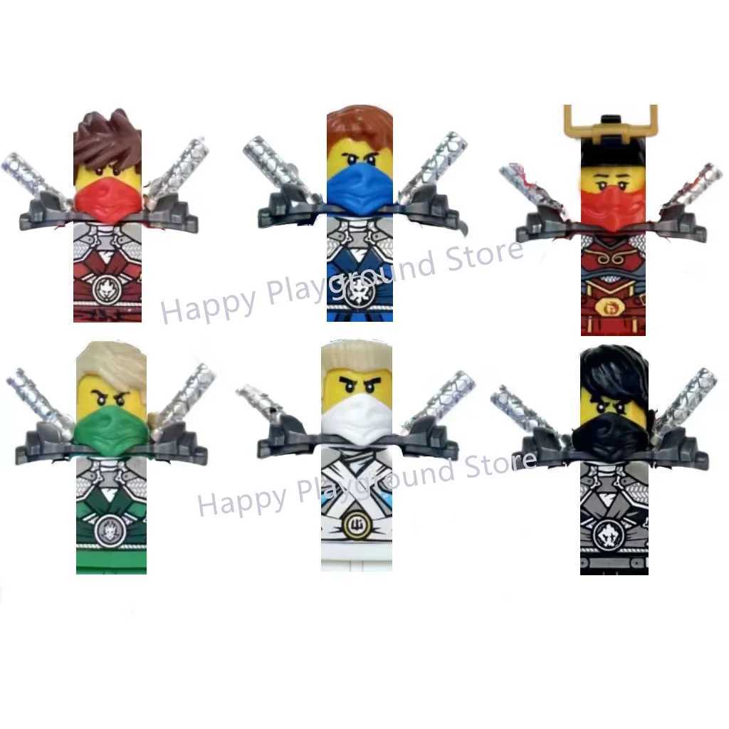 Anime TV Ninja Brick Toy Doll Zane Ghost Pirate Lloyd Dublon Building Block Assembly Toy Model Childrens Gift X250409