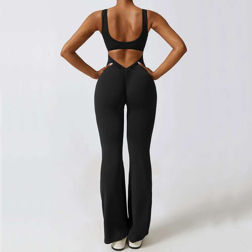 New Gym Set Training Yoga Suit Sportswear Women Sports Jumpsuit Fiess Rompers Stretch Female Push Up Workout Bodysuits