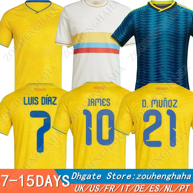 S-4XL 26 27 ColOMbiA JAMES soccer jerseys 2026 2027 Centenary CoLUmBIa National Team Home Away Football jersey Shirt Kit Men KIDS Luis Diaz Cordoba Player Fans