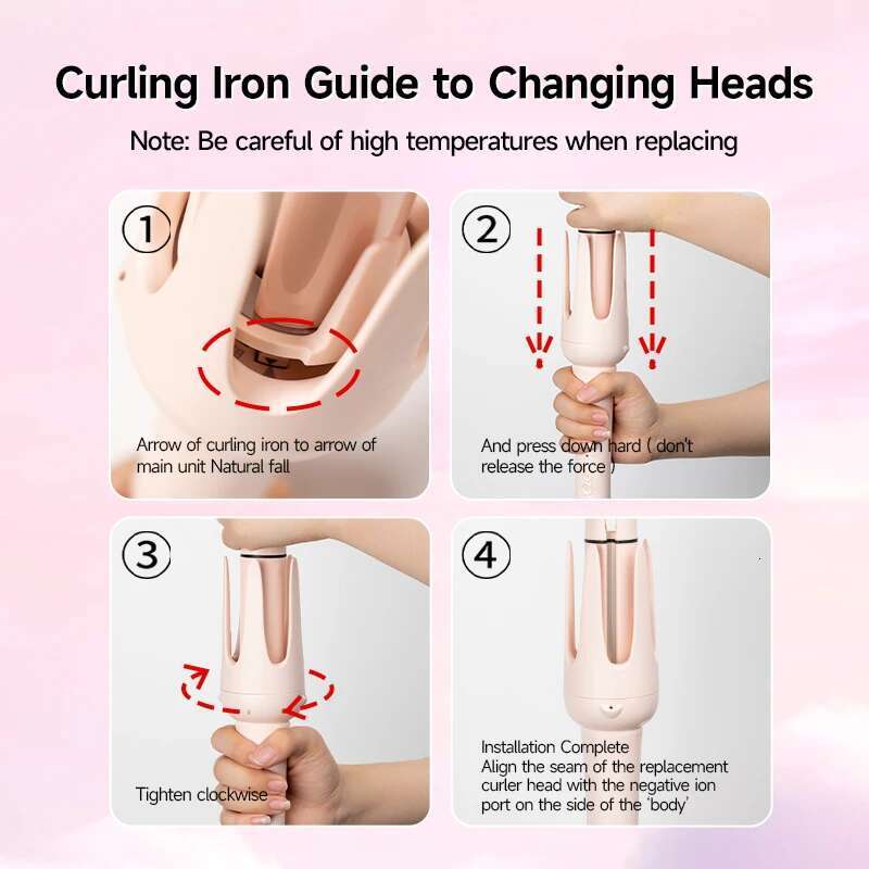32Mm Automatic Curler Auto Rotating Ceramic Roller 40Mm Big Waver Professional Iron Curg Wand Hair Waver