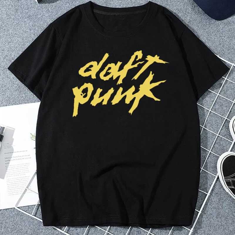 Stupid punk printed mens T-shirt cool electronic home music street dance DJ top retro mens short sleeved clothing Ropa HombreXJ250409