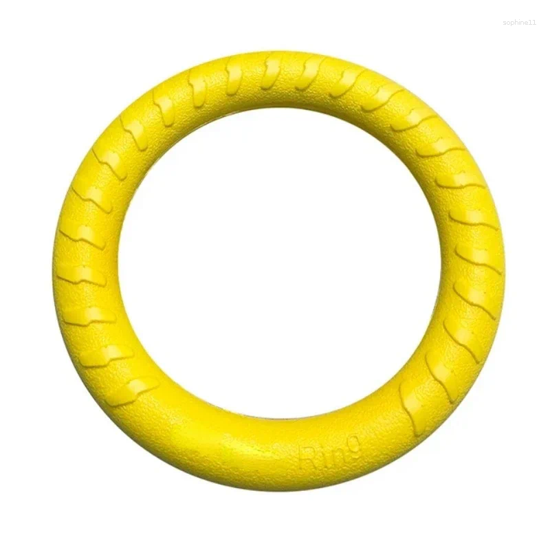 Update Dog Toys Pet Flying Discs EVA Training Ring Puller Resistant For Dogs Floating Puppy Bite Toy Interactive