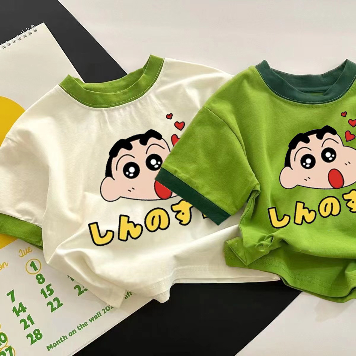 Ddmyshoesvip Summer Pure Cotton Children Short Boys Girls Korean Version Top Small Medium Sized Children Loose And Stylish Versatile Half Sleeved T Sh