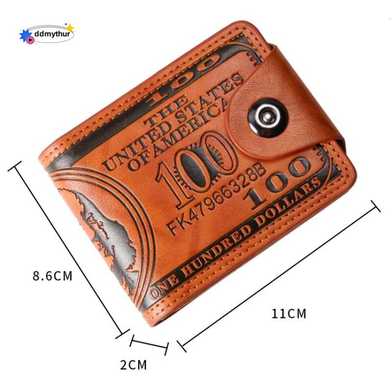 Men's Wallets Hasp Male PU Wallet Card Holder Coin Pocket Purse cartera hombre ddmythur