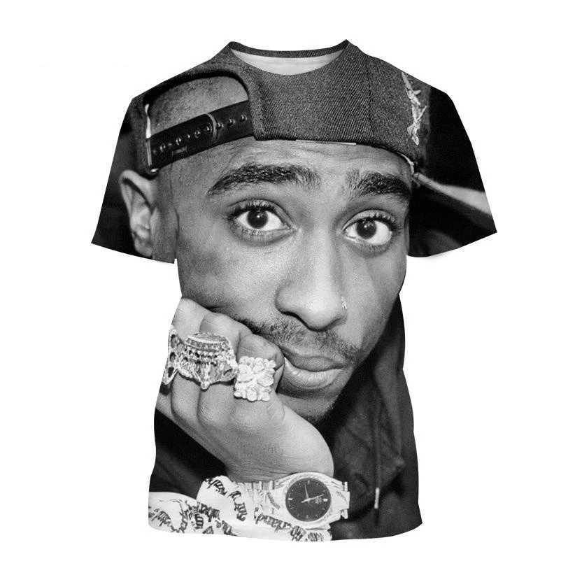 2023 hot selling 3D printed T-shirt fashion new arrival American rapper unisex childrens hip-hop street style personalized casual T-shirtXJ250409