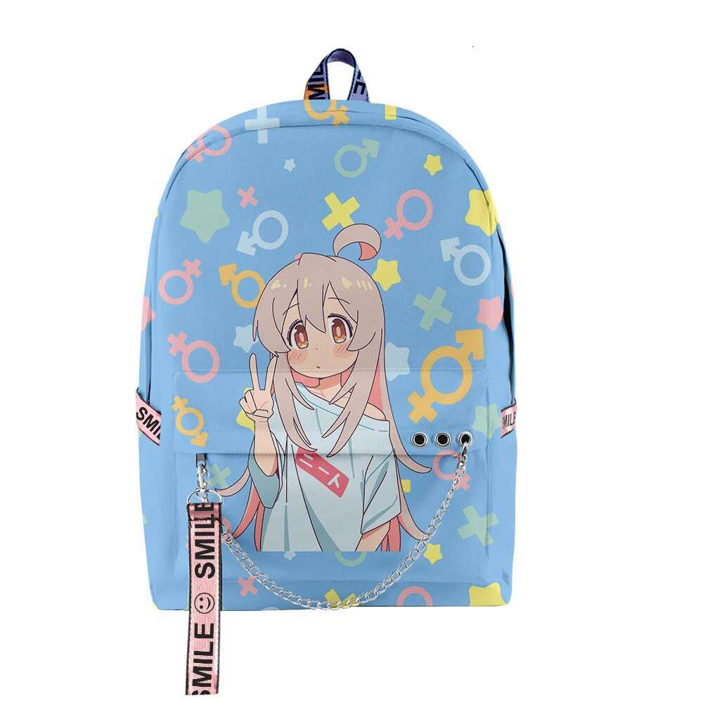 Cartoon Onimai I'm Now Your Sister Anime 3D Print School Bags Unisex Oxford Waterproof Notebook Multifunction Travel Backpacks
