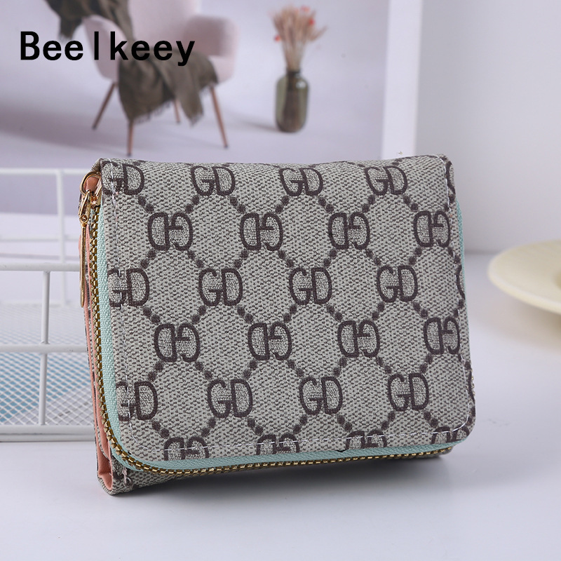 New Wallet For Luxury Bag Women With Multiple Card Slots Large Cash Clip Coin Designer Bag Purse European And American Trendy Zipper And Buckle Short 