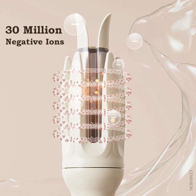 Automatic Curler 28Mm Negative Ions Electric Ceramic Hair Stick Rotating Curl Waves Anti-Tangle Curg Iron Styler