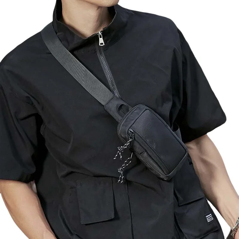 sports chest bag mens small backpack womens mobile cross body waist mini fashionable shoulder 250408