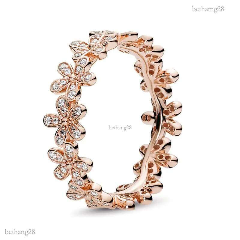 luxury rings for women gold ring designer jewelry rose gold silver pandor Love Ring fashion jewellys designers woman birthday party christmas gift siz