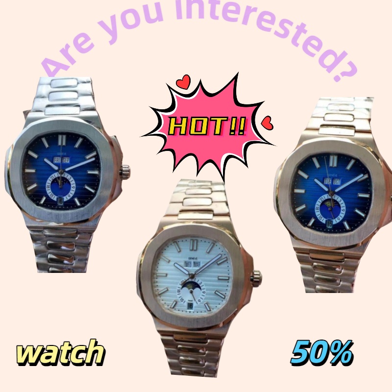 u1 watch designer automatic mechanicalskeleton watch watches men watch women Square watch montre luxury watches designer watches Calendar watches automatic