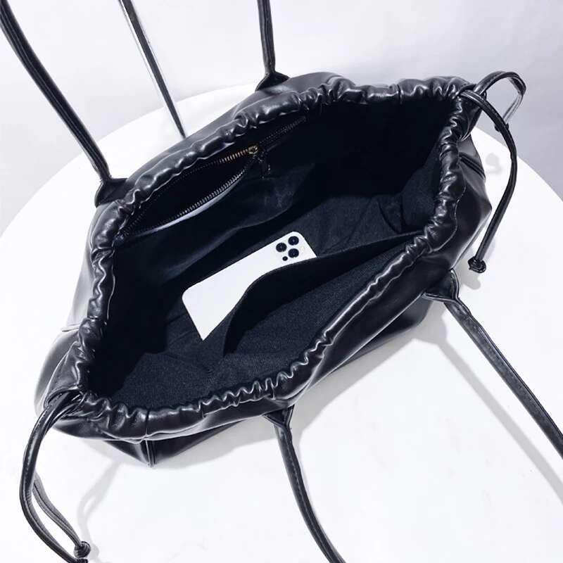 Large Capacity Tote Big Bags For Women Designer Handbag Purse 2024 New In Vintage Soft Simple Commuting Underarm Shoulder