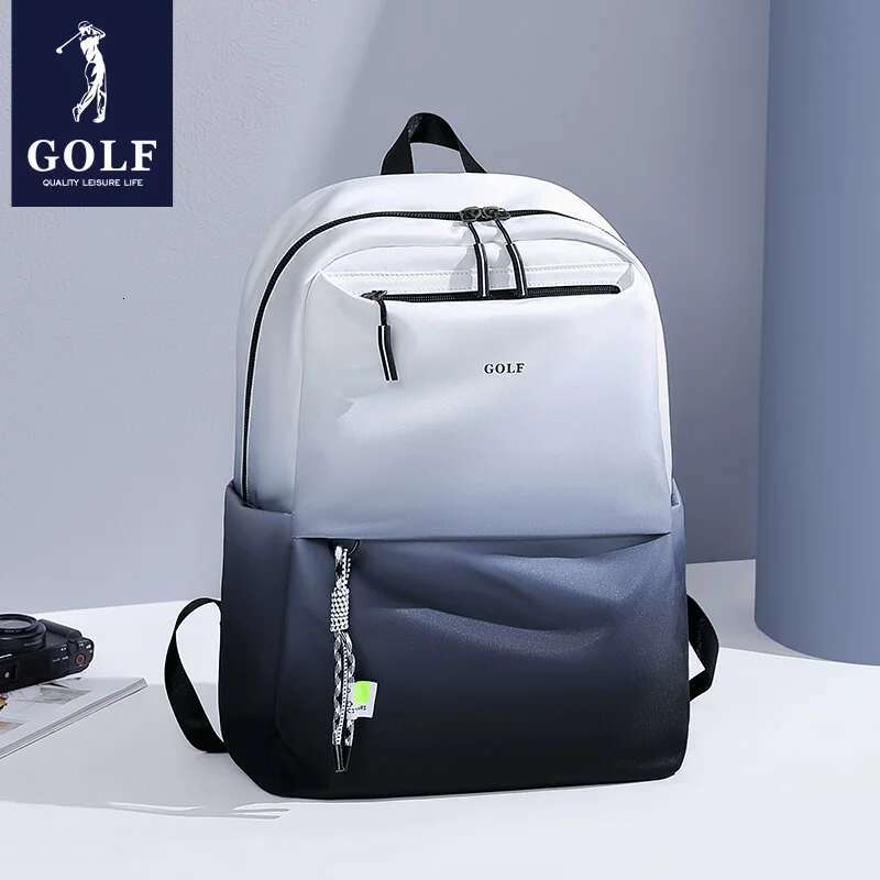 GOLF Gradient Men's 2024 New Trendy Brand Fashion Computer Backpack For Junior, High School, And College Students