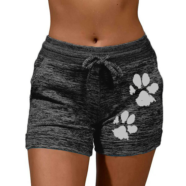 2025S Designer Shorts For Women Women S Printed Bottomed Quick Drying Shorts Yoga Pants Casual Sports Waist Tied Elastic Shorts Beach Pants