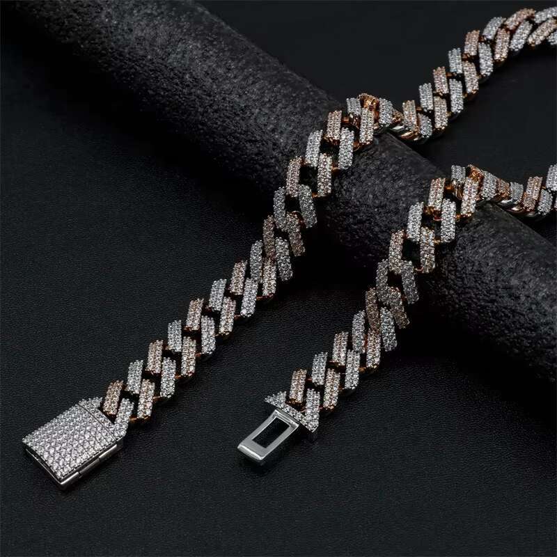 Custom Gold Plated Necklace Finish Out Hip Hop Miami Cuba Jewelry Chain Hip Hop Necklace