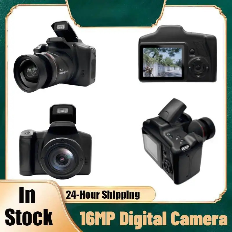 Professional Pography Camera SLR Digital Camcorder Portable Handheld 16X Zoom 16MP HD Output Selfie 251104