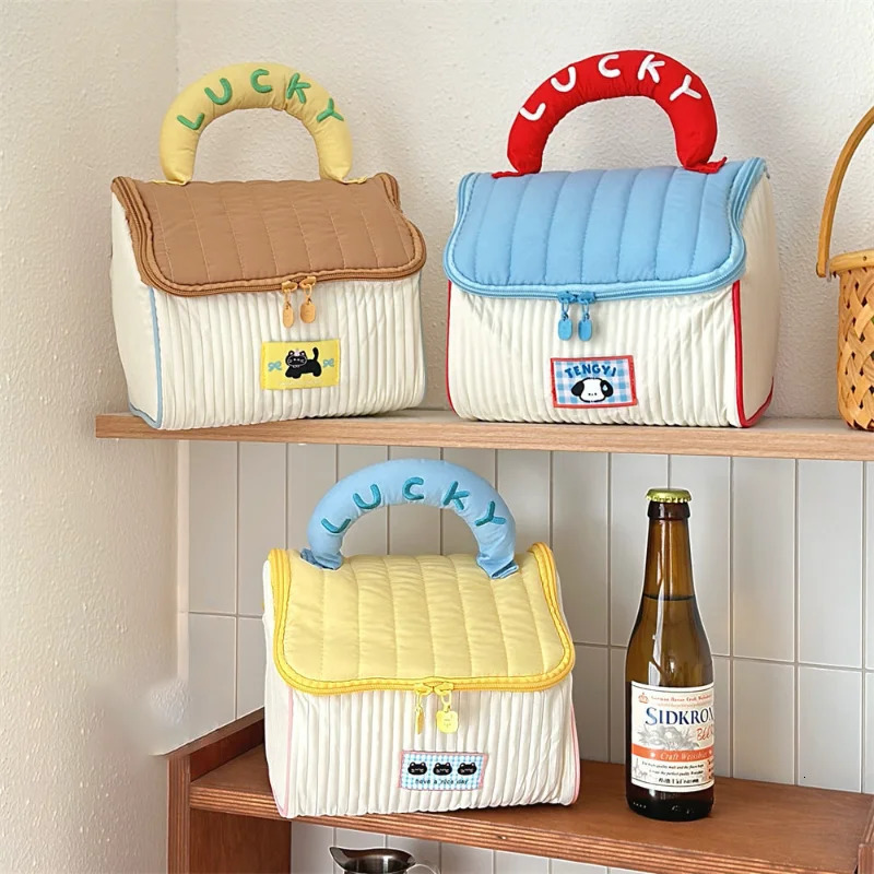 Cute womens makeup bag large capacity skincare storage portable travel washing 250408