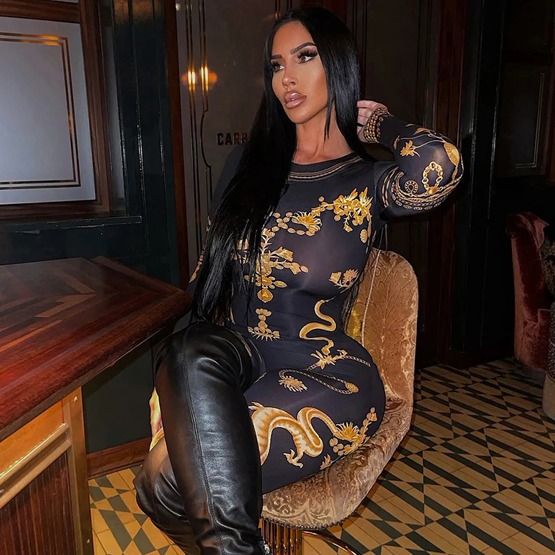 ANJAMANOR Fashion Print 2 Piece Pant Sets Top Leggings Baddies Outfit for Women Spring Sexy Black Nightclub Outfits D85CG28 250408