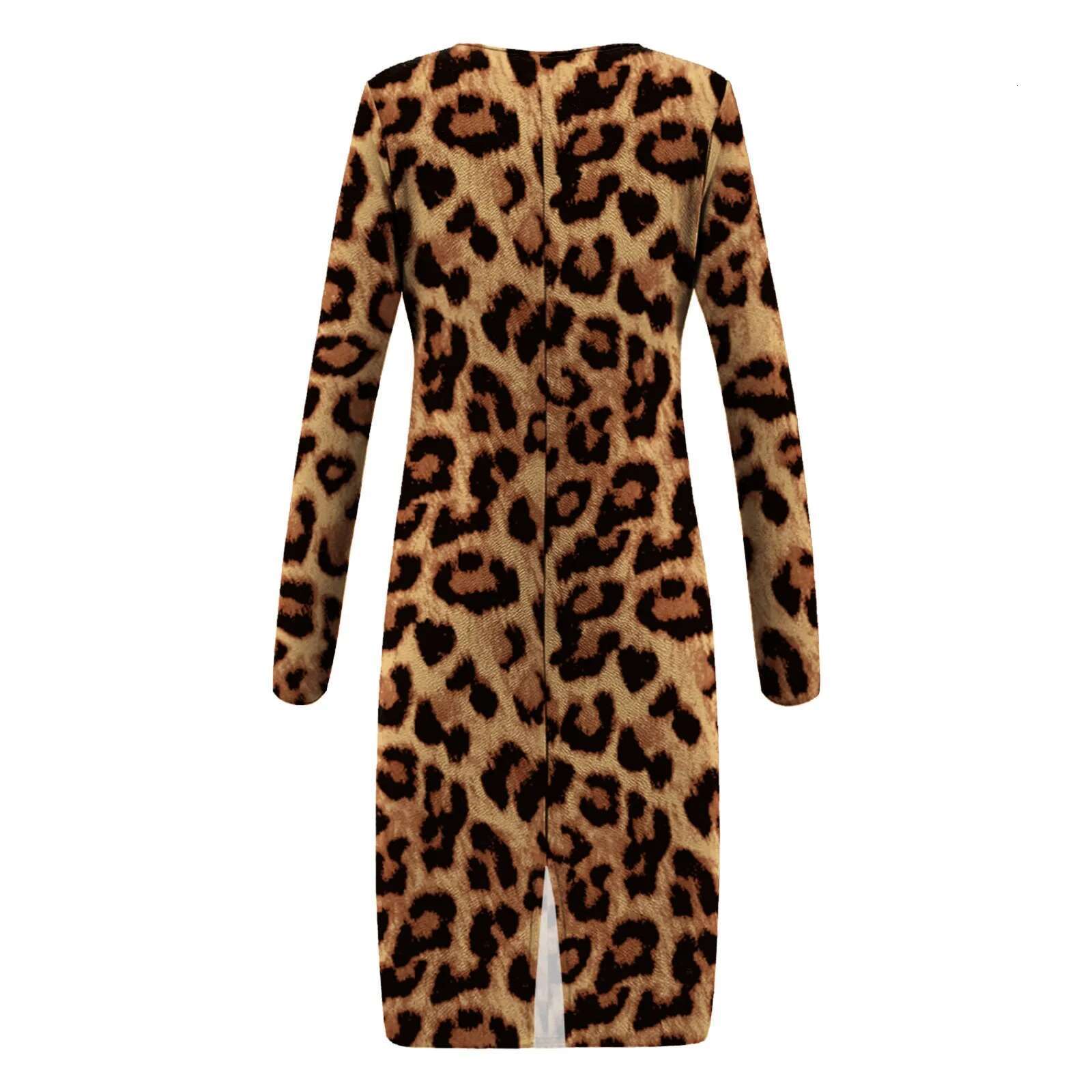 Dongdumaoyi Autumn Winter Women Sexy Dress Printed Long Sleeved Feminine V Neck Slim Bag Hip Bodycon Dinner Party Vestidos