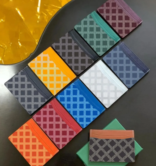 goyart wallet designer luxury mens women pattern designe wallet leather variety of colors to choose fashion temperament versatile designer bag Card Holder