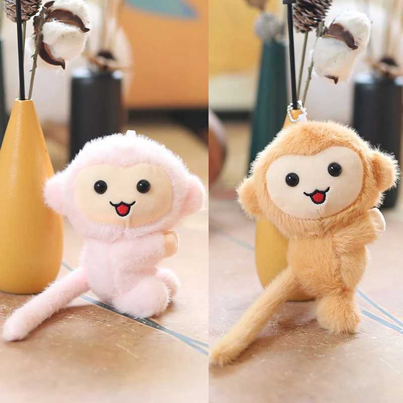 1 cute animal monkey plush toy pendant keychain backpack pendant decorative giftXJ250409