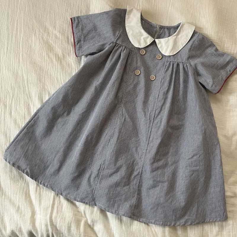 Brothers and sisters clothing summer plaid childrens lapel shirt+shorts boys 2PCS girls baby collar dress 1-8Y childrens clothing S2548