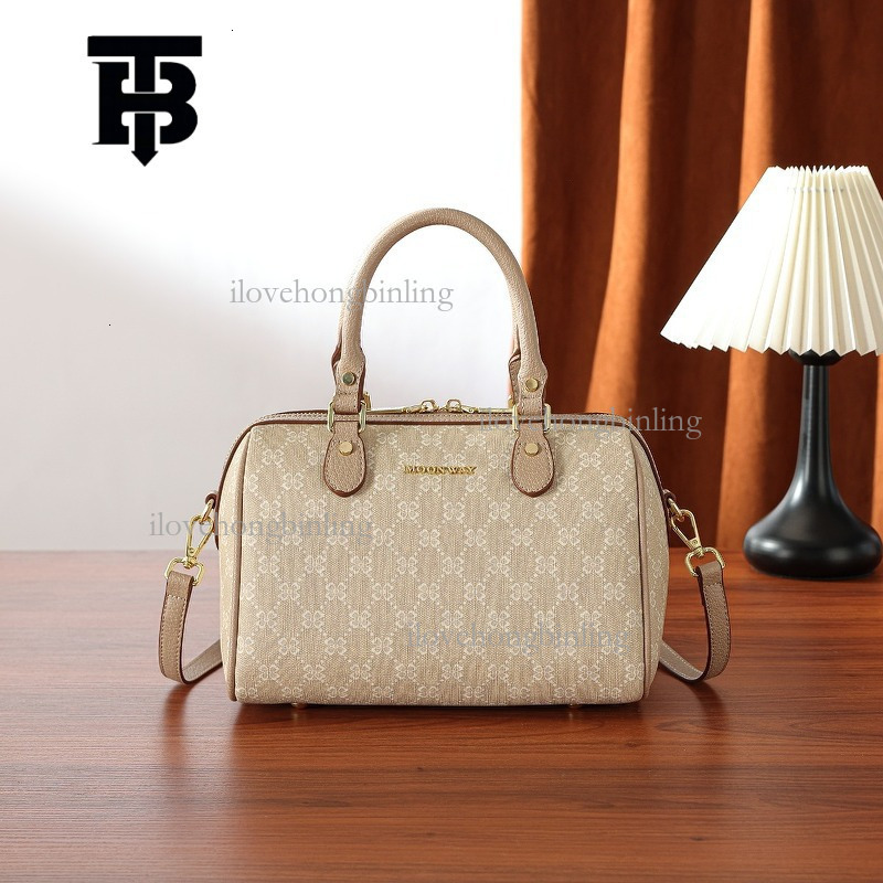 TB BHULAMTE Designer New Boston Bag Luxury Business Handbag Fashion Colorful Letter Single Shoulder Crossbody Bag Banquet Versatile Holiday Gift